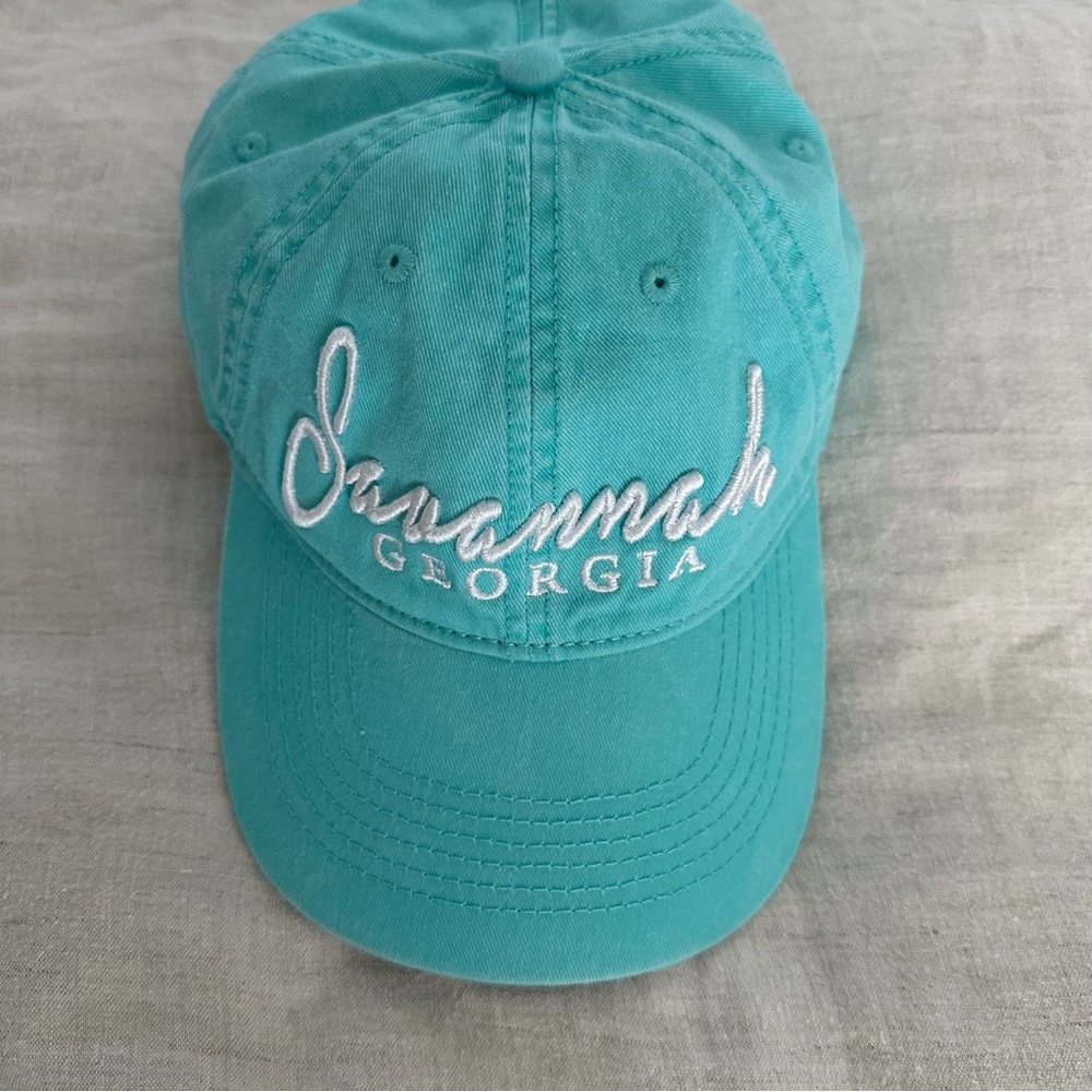 Savannah Georgia teal adjustable hat

Bnwot